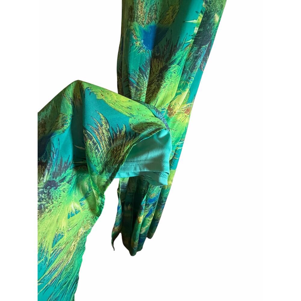 Lulus Tropic of Discussion Green Tropical Print Maxi Dress - Size M - Picture 6 of 7